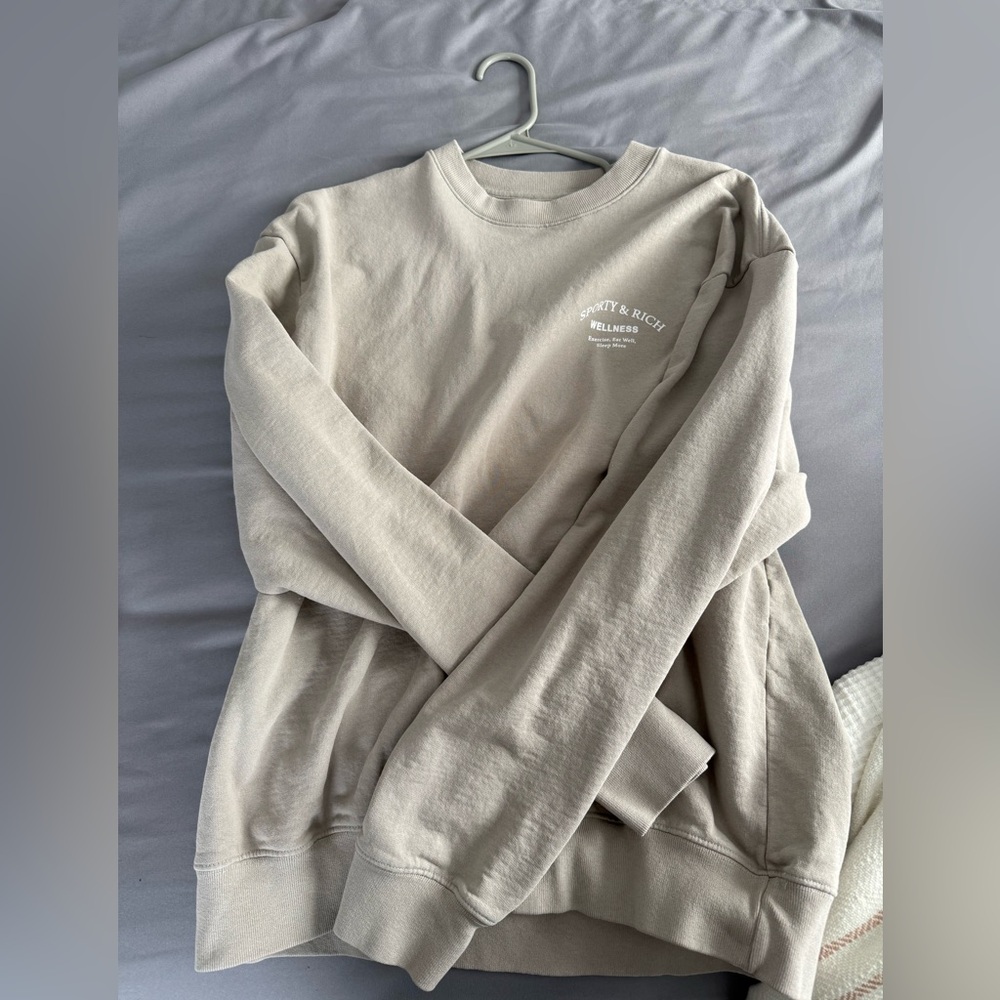 Sporty & Rich “dove” crewneck